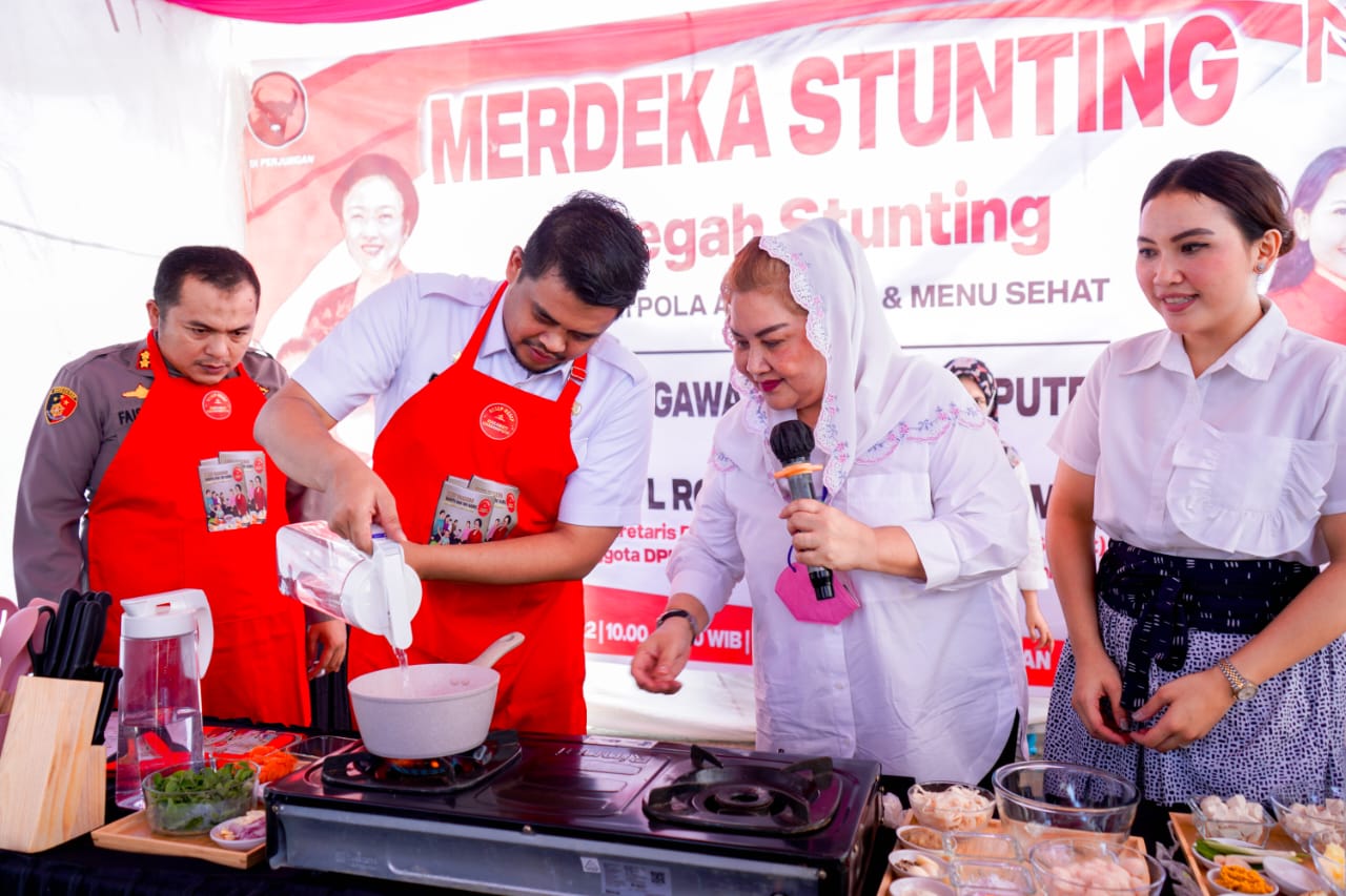 Bobby Nasution Masak Menu Sehat Cegah Stunting Dari Buku Resep Megawati Soekarno Putri