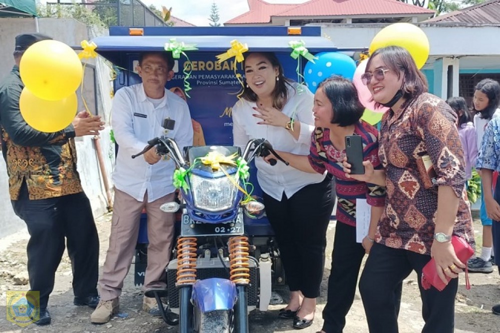 GPMB Kabupaten Pakpak Bharat Launching Gerobak Minat Baca
