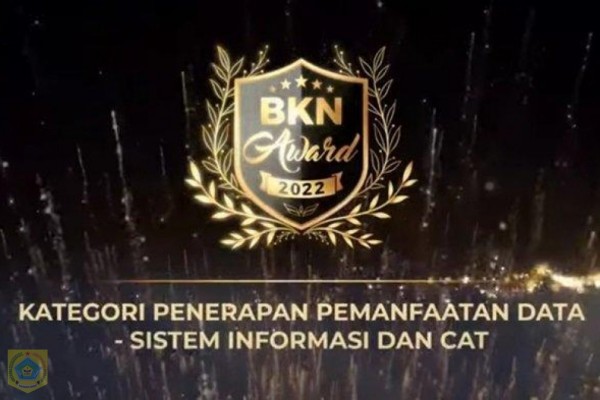 Kabupaten Pakpak Bharat Raih Peringkat I BKN Award 2022 Untuk Ke 3 Kalinya