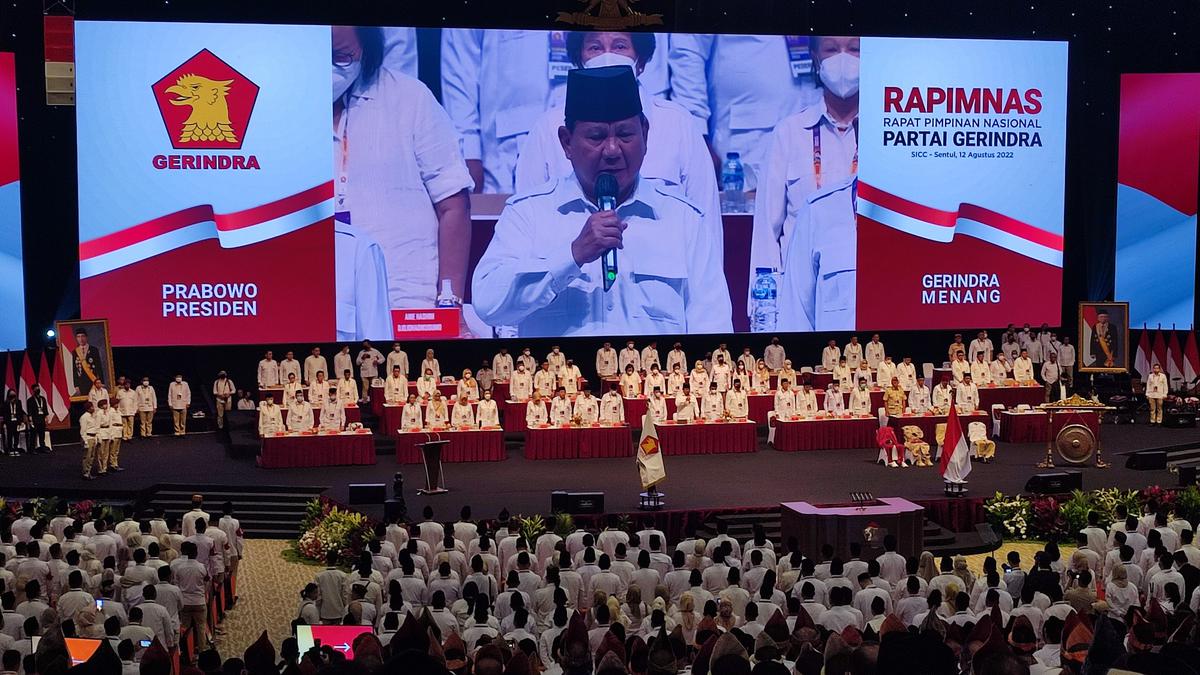 Ketum Partai Gerindra Prabowo Subianto Puji Kepimimpinan Jokowi