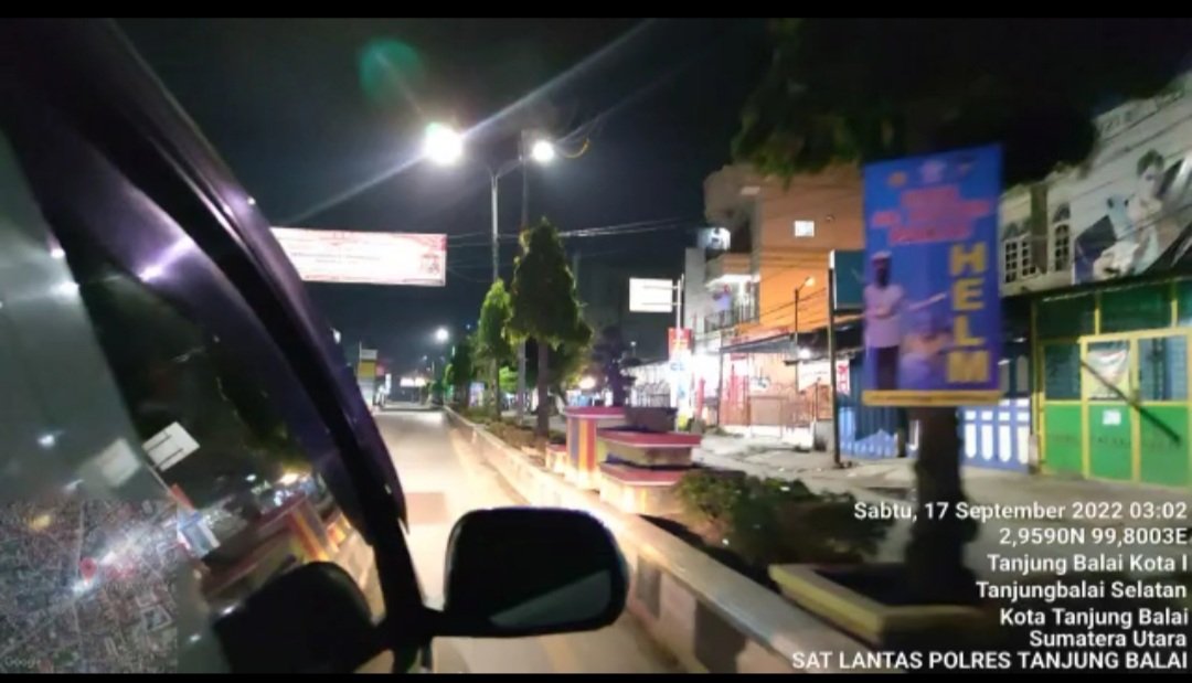 Mencegah Balap Liar dan Ugal-ugalan, Personil Satlantas Polres Tanjungbalai Laksanakan Patroli di Lokasi Rawan