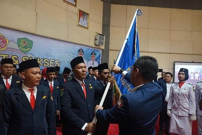 Ketua Karang Taruna Sumut Lantik KATAR Tapsel Periode 2021-2026