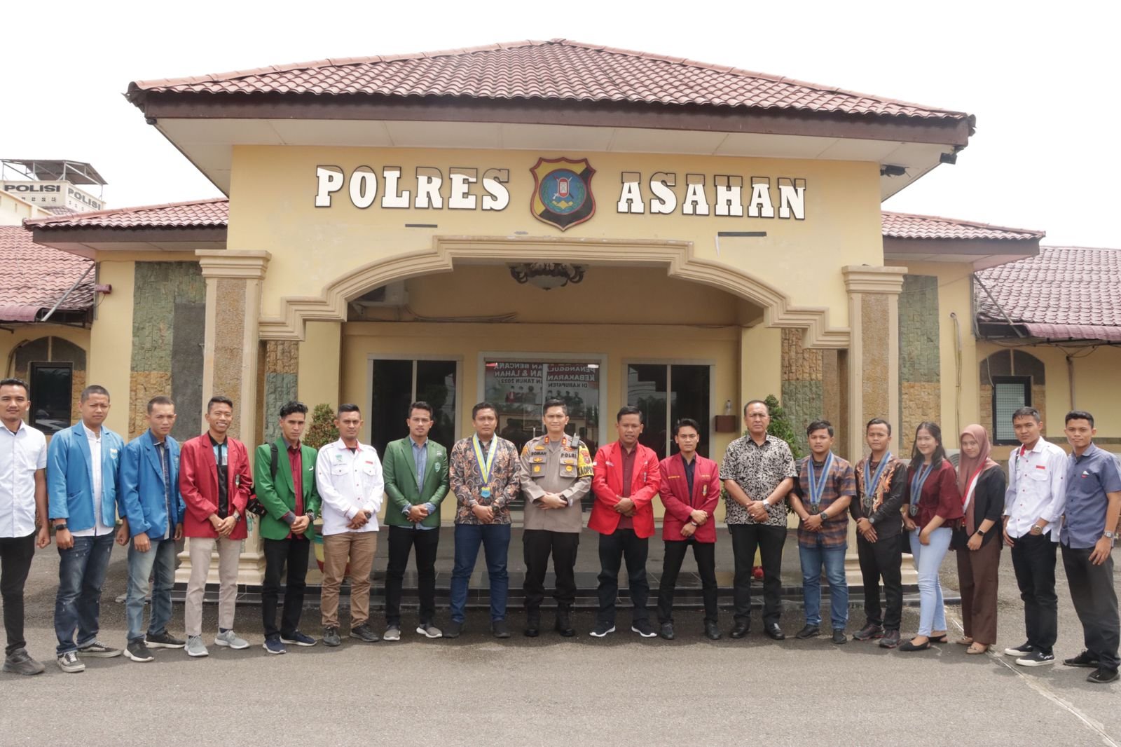 Kapolres Asahan Silahturahmi Dengan Organisasi Kemahasiswaan yang Tergabung dalam Cipayung Plus