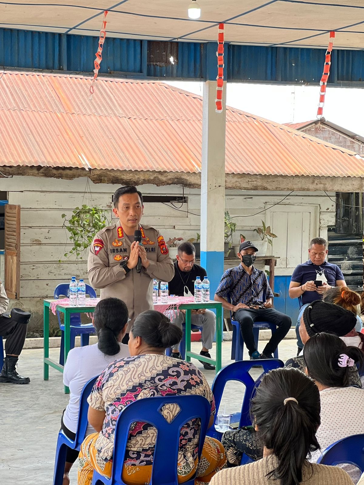 Kunjungan Kerja Ke Mapolsek Biru-Biru, dan silaturahmi ke masyarakat, Kapolresta Deli Serdang Tekankan Penanganan Maraknya Peredaran Narkoba