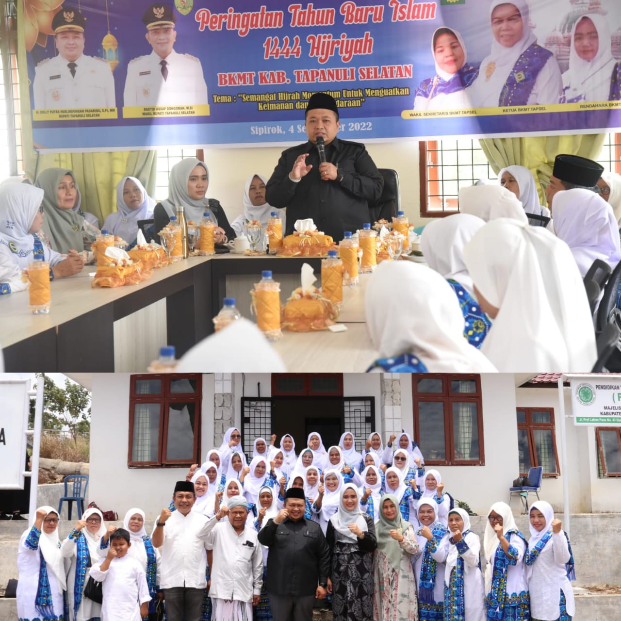 Silaturahmi di Arisan BKMT, Bupati Tapsel Ajak Kaum Ibu Tingkatkan Taraf Hidup Lewat Bertani