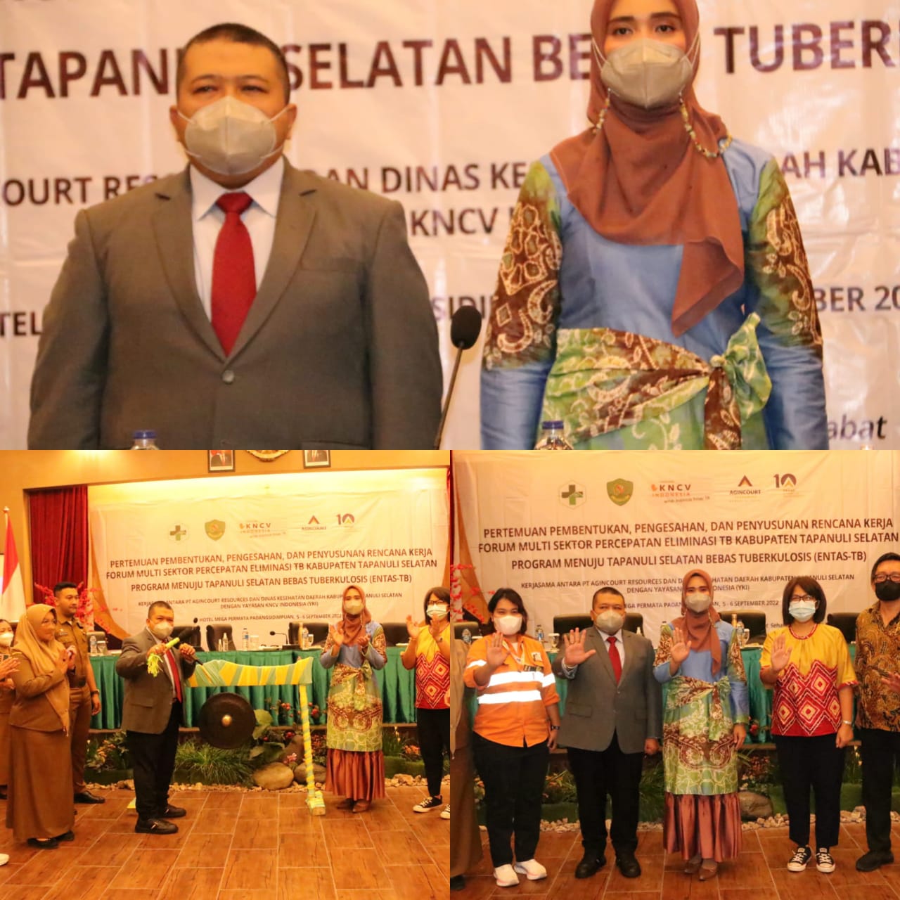 Pertama Membentuk Forum Multi Sektor Entas TB, Tapsel Diapresiasi Kementerian Kesehatan RI