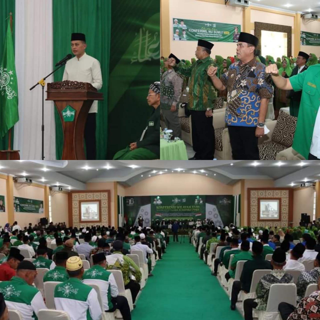 Bupati Madina Menghadiri Konferensi Wilayah Nahdlatul Ulama Sumatera Utara di Asrama Haji Medan