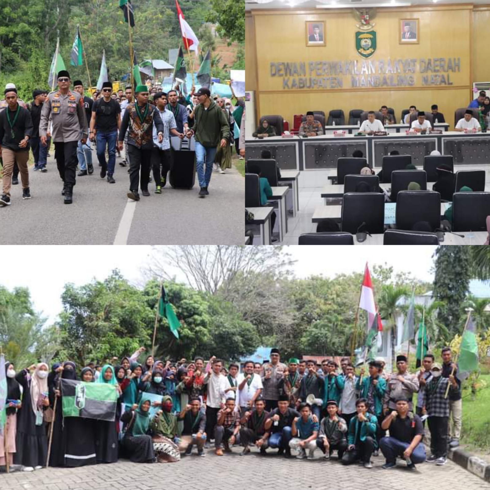 Demo Kenaikan BBM, Kapolres Turun Langsung, Kawal Unras Mahasiswa Ke DPRD Madina
