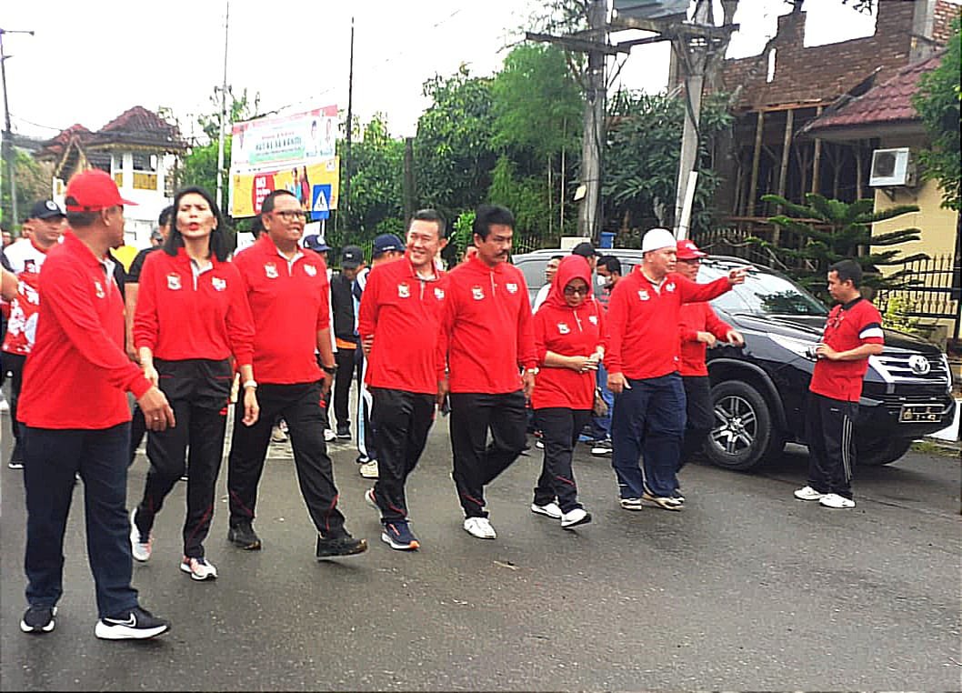 Kapolres Tanjungbalai Bersama Forkopimda Memperingati Haornas Tahun 2022 Melaksanakan Berbagai Kegiatan