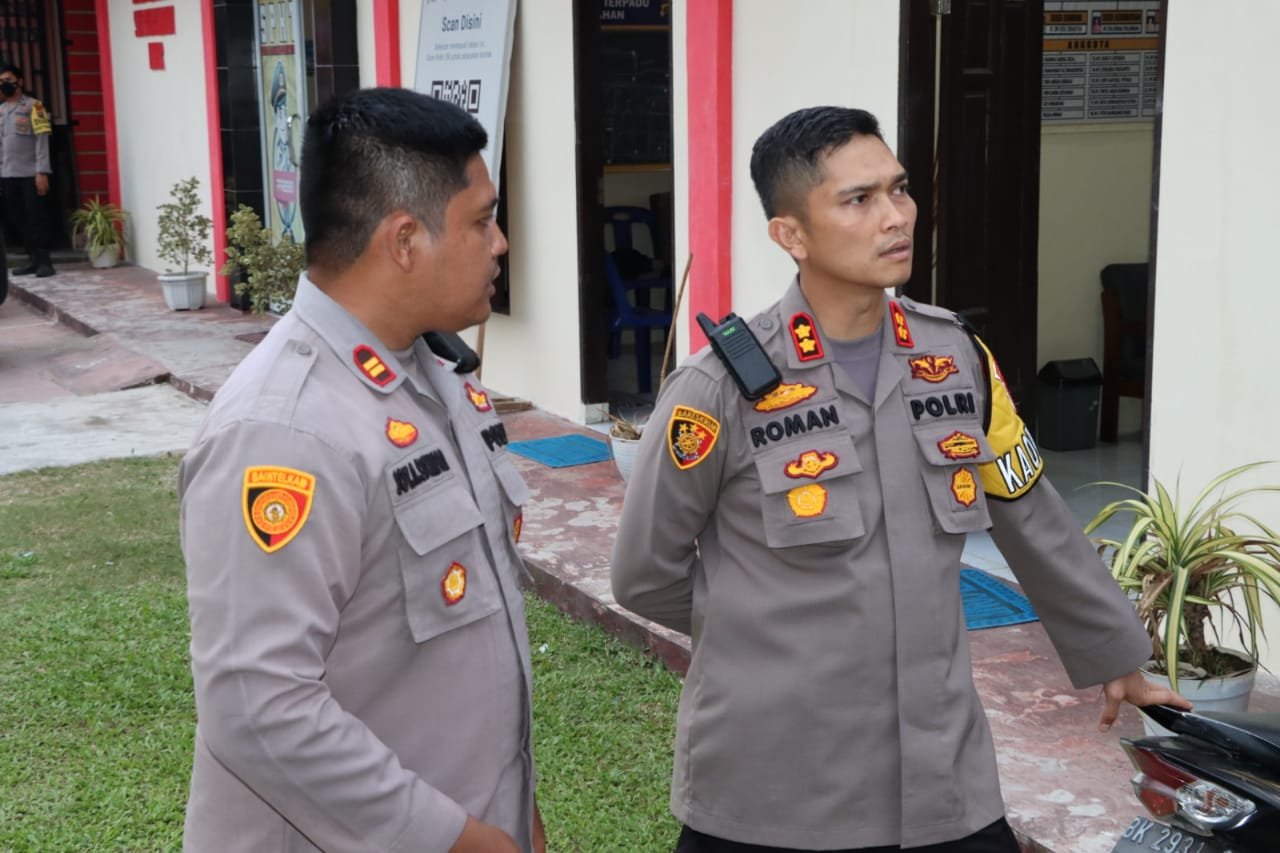 Kapolres Asahan Cek Kontrol Mako Polsek Kota Kisaran