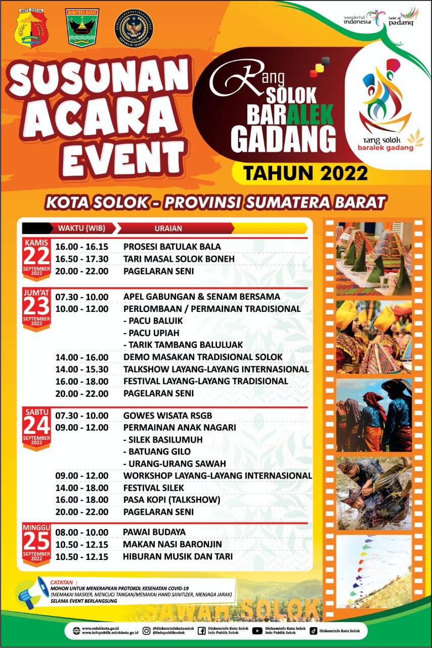 Pemko Solok Gelar Event Akbar, â€œRang Solok Baralek Gadang