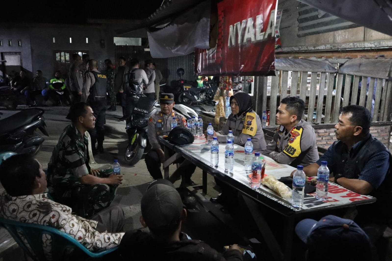 Kapolres Asahan Pimpin Patroli Antisipasi Aksi Tawuran Antar Kelompok Remaja dan Gangguan Kamtibmas