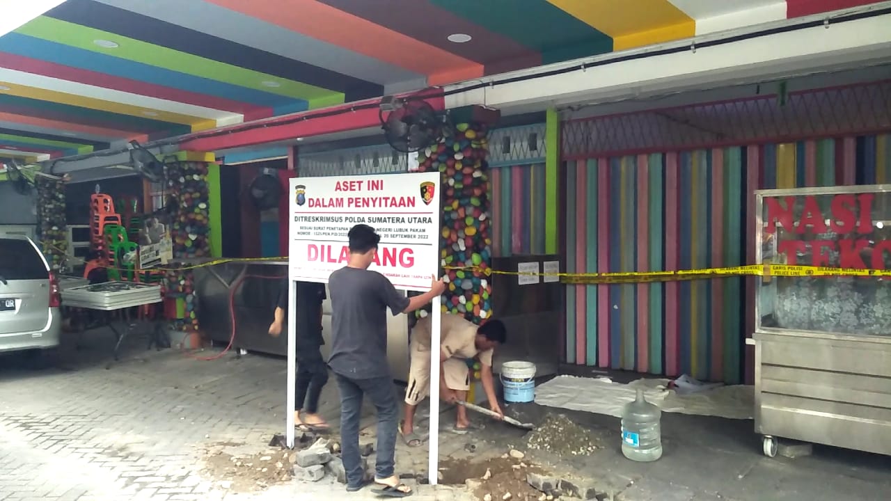 Polda Sumatera Utara Sita Aset Bos Judi Ap