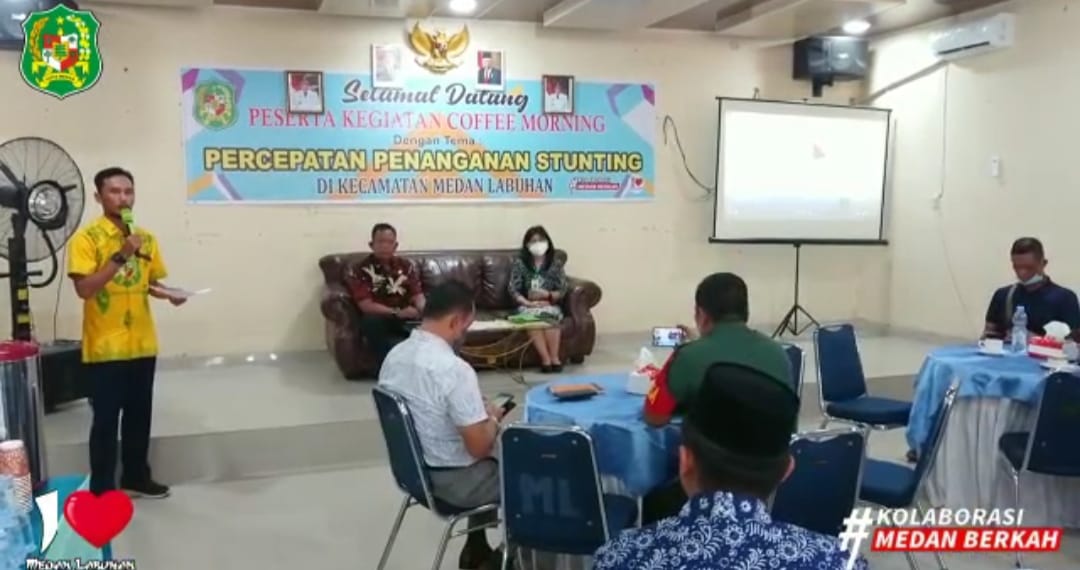 Wujudkan Program Bobby Nasution Dalam Percepatan Penanganan Stunting, Kecamatan Medan Labuhan Gelar Pertemuan dengan Stakeholder