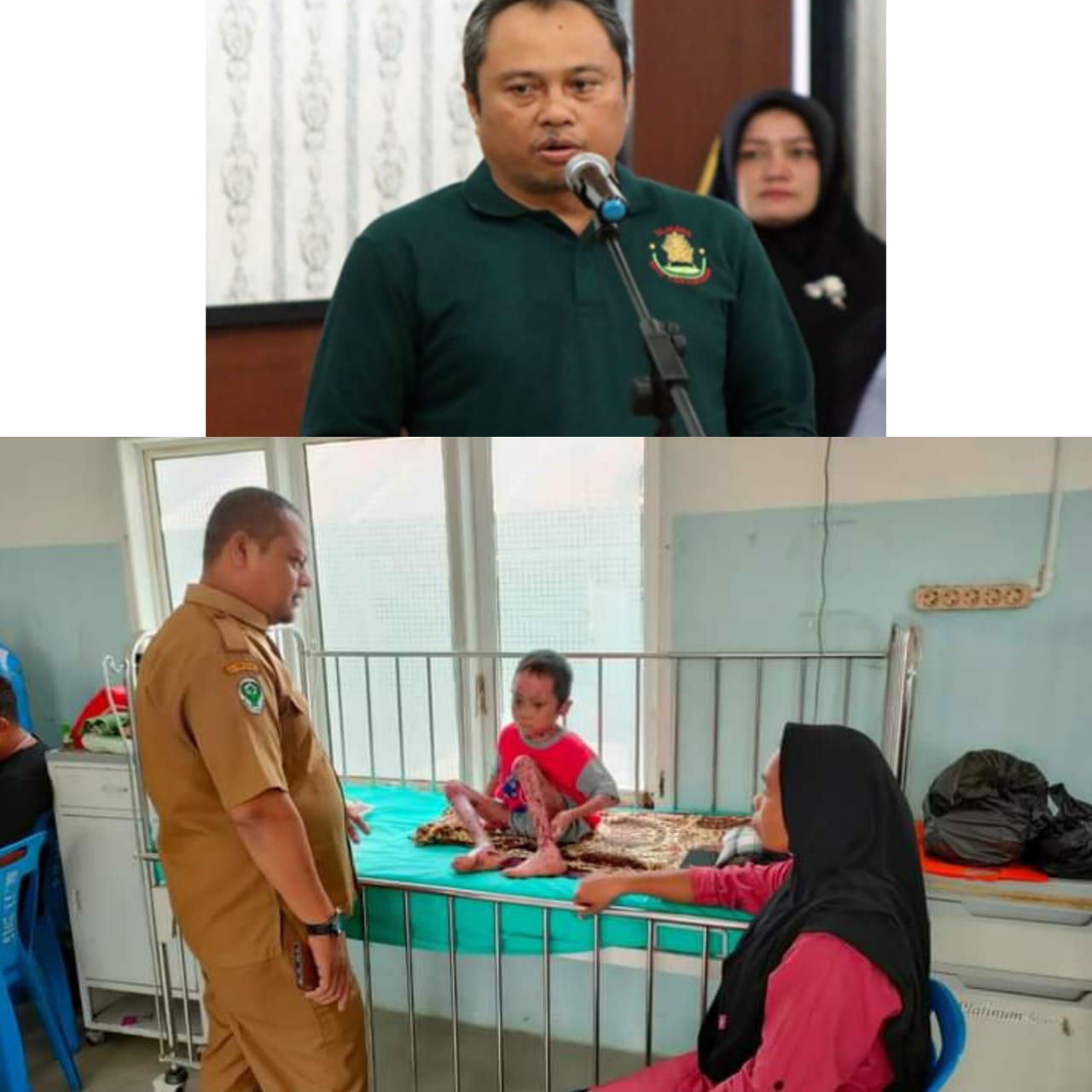 M Rayhan Lubis Akhirnya Dijemput Petugas RSUD Panyabungan untuk Berobat Intensif, 