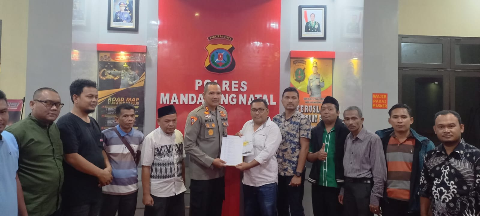 Kapolres Madina Terima Laporan Dugaan Tindak Pidana Kejahatan Lingkungan PT SMGP