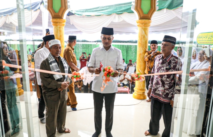 Resmikan Masjid Al-Ihsan Simpang Kapok, Musa Rajekshah Ingatkan Hal Ini