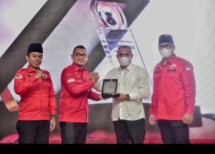 Pidato Kebangsaan di Pelantikan BMI, Edy Rahmayadi Ajak Semua Pihak  Bersatu Membangun Sumut