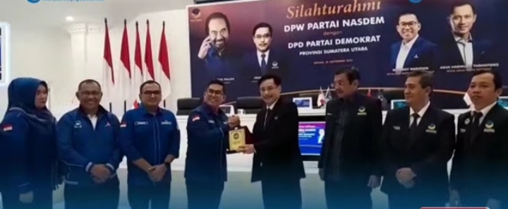 Silaturahmi ke Nasdem, Lokot Nasution: Koalisi Demokrat, Nasdem dan PKS Ditunggu Masyarakat