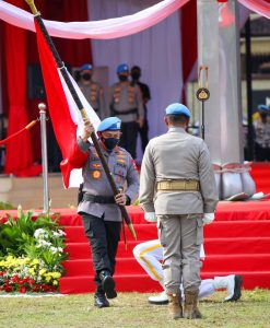Kapolri Jenderal Listyo  Lepas Pasukan Perdamaian di Afrika Tengah