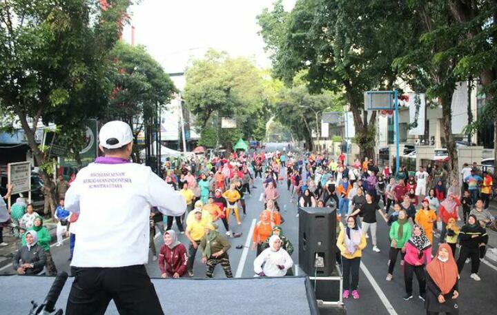 Wujudkan Masyarakat Kota Medan Yang Semakin Sehat, Pemko Medan Secara Rutin Menggelar CFD Setiap Hari Minggu Pagi