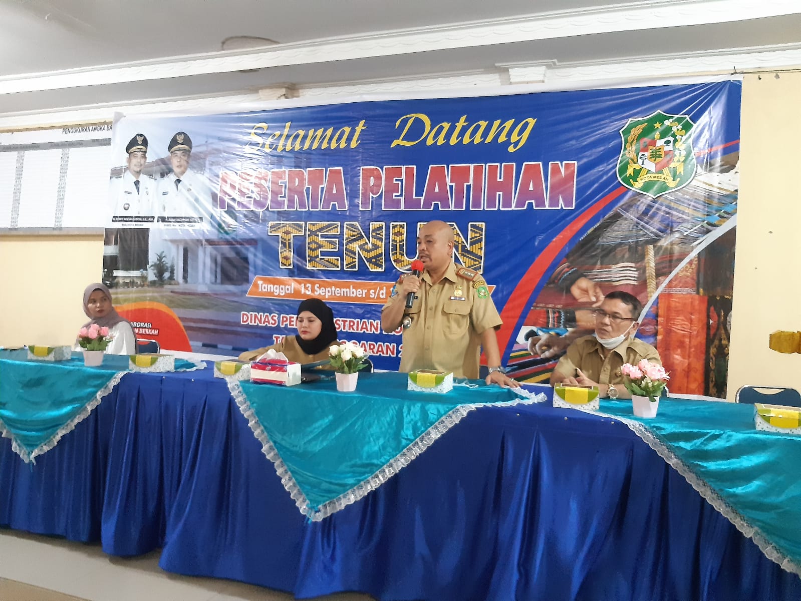 Pemko Medan Gelar Pelatihan Tenun Selama Satu Bulan Di Medan Perjuangan