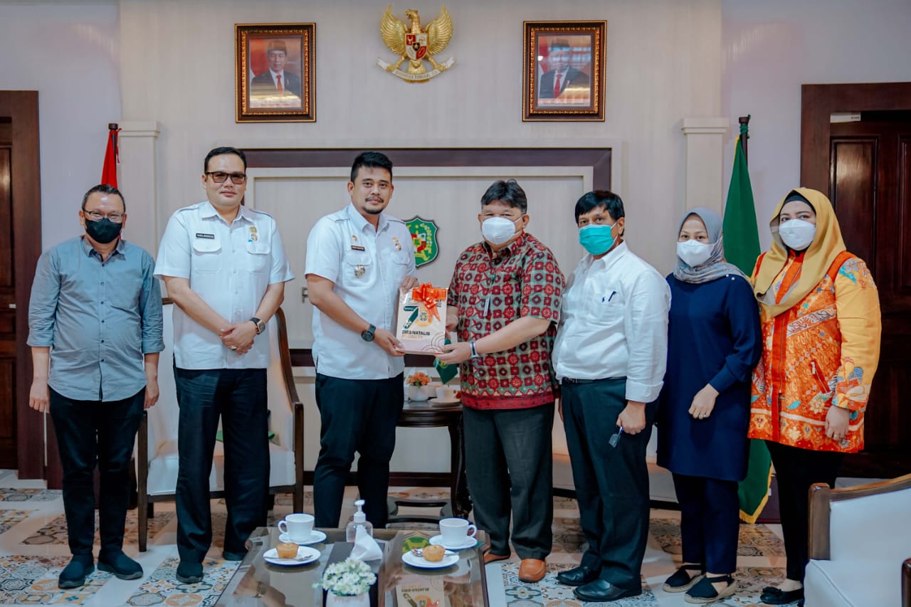 Terima Kasih FK USU, Bobby Nasution: Bantu Pemko Medan Tangani Â Covid-19