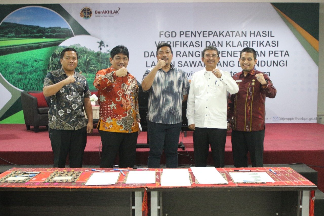 Lahan Sawah Dilindungi Indikatif di Medan yang Dipertahankan Seluas 0 Hektar
