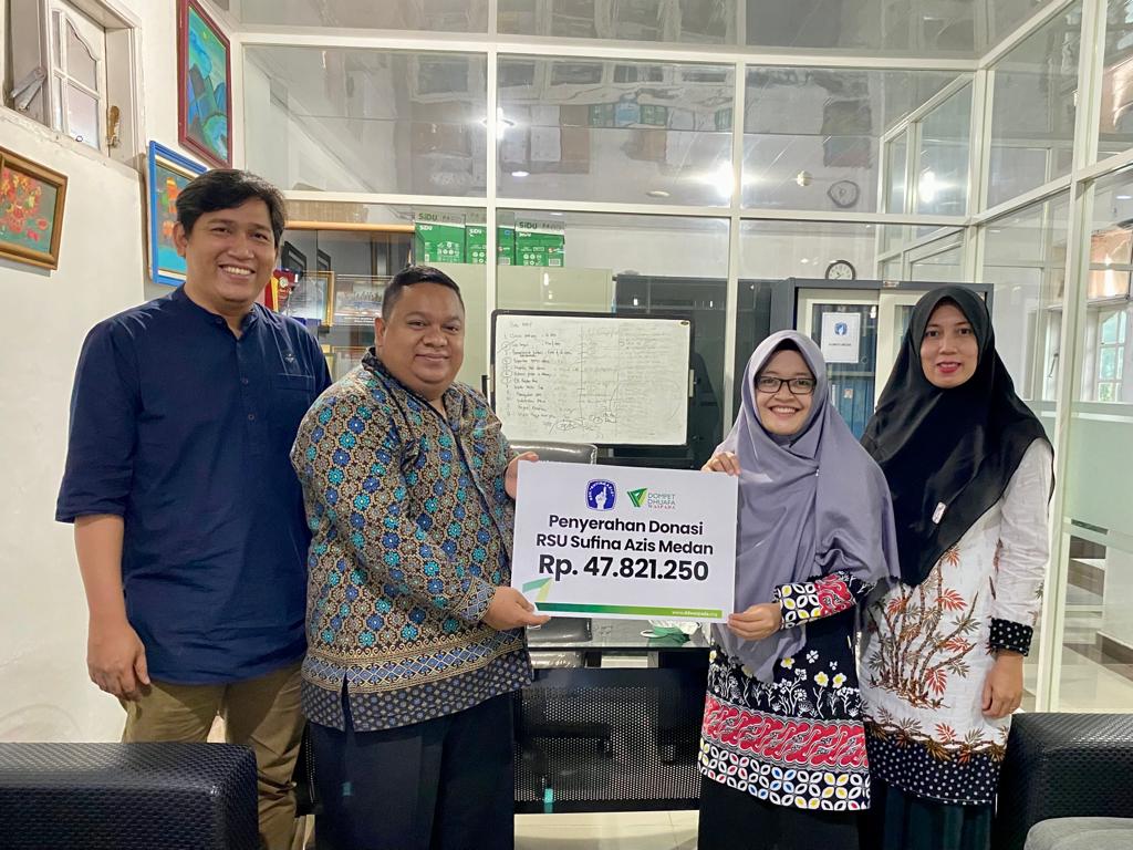 DD Waspada Terima Dana Sosial 47 Juta dari RSU Sufina Aziz