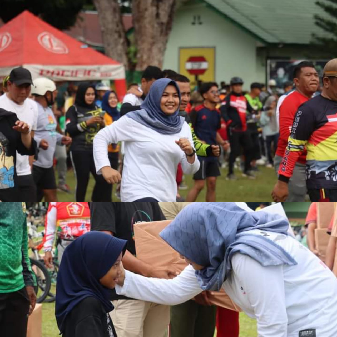 Wakil Bupati Madina Hadiri Fun Bike Rangka HUT ke-77 TNI di Sidempuan