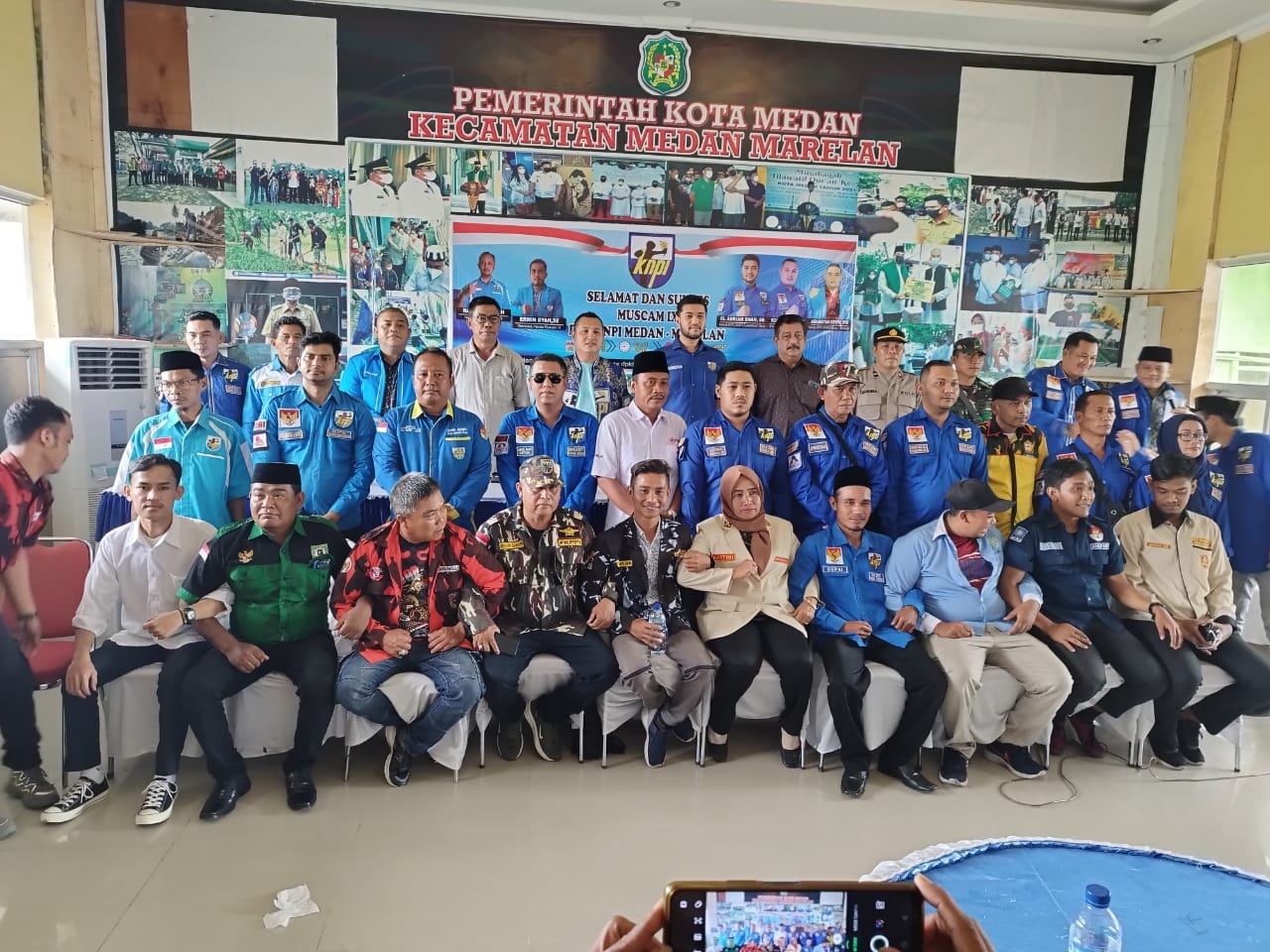 Dihadiri El Adrian Shah dan Riza Usty, DPK KNPI Medan Marelan Dipimpin M Syafri Nur