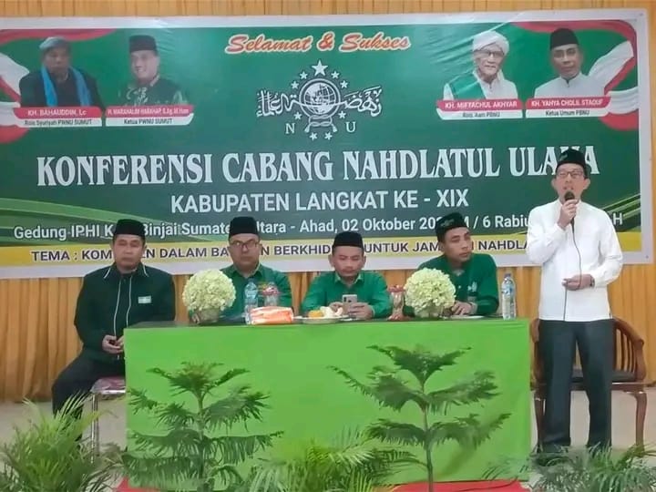 PC GP ANSOR LANGKAT : TIDAK TAU TERKAIT FOTO YANG BEREDAR, ADA KONFERCAB NU LANGKAT HARI INI