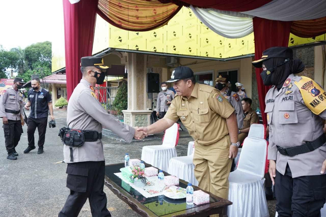 Wabup Asahan hadiri Apel Gelar Pasukan OPS Zebra Toba 2022