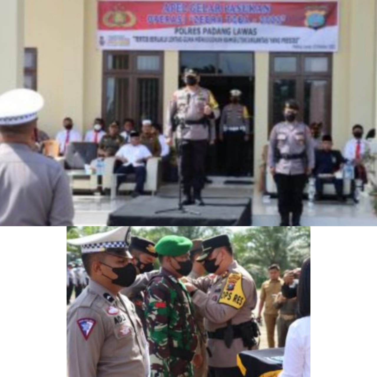Kapolres Palas Pimpin Apel Pasukan Operasi Zebra Toba 2022