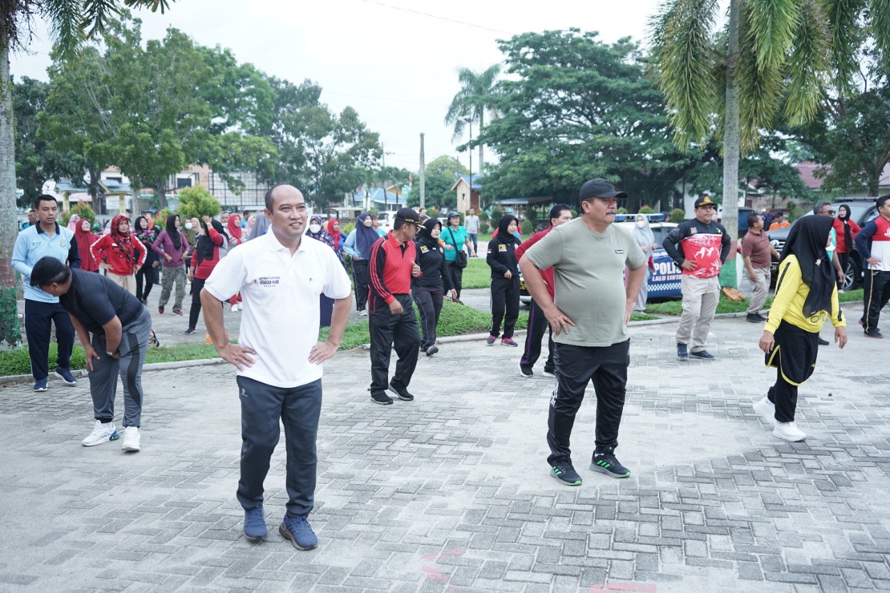 Pemkab Asahan Gelar Senam Massal