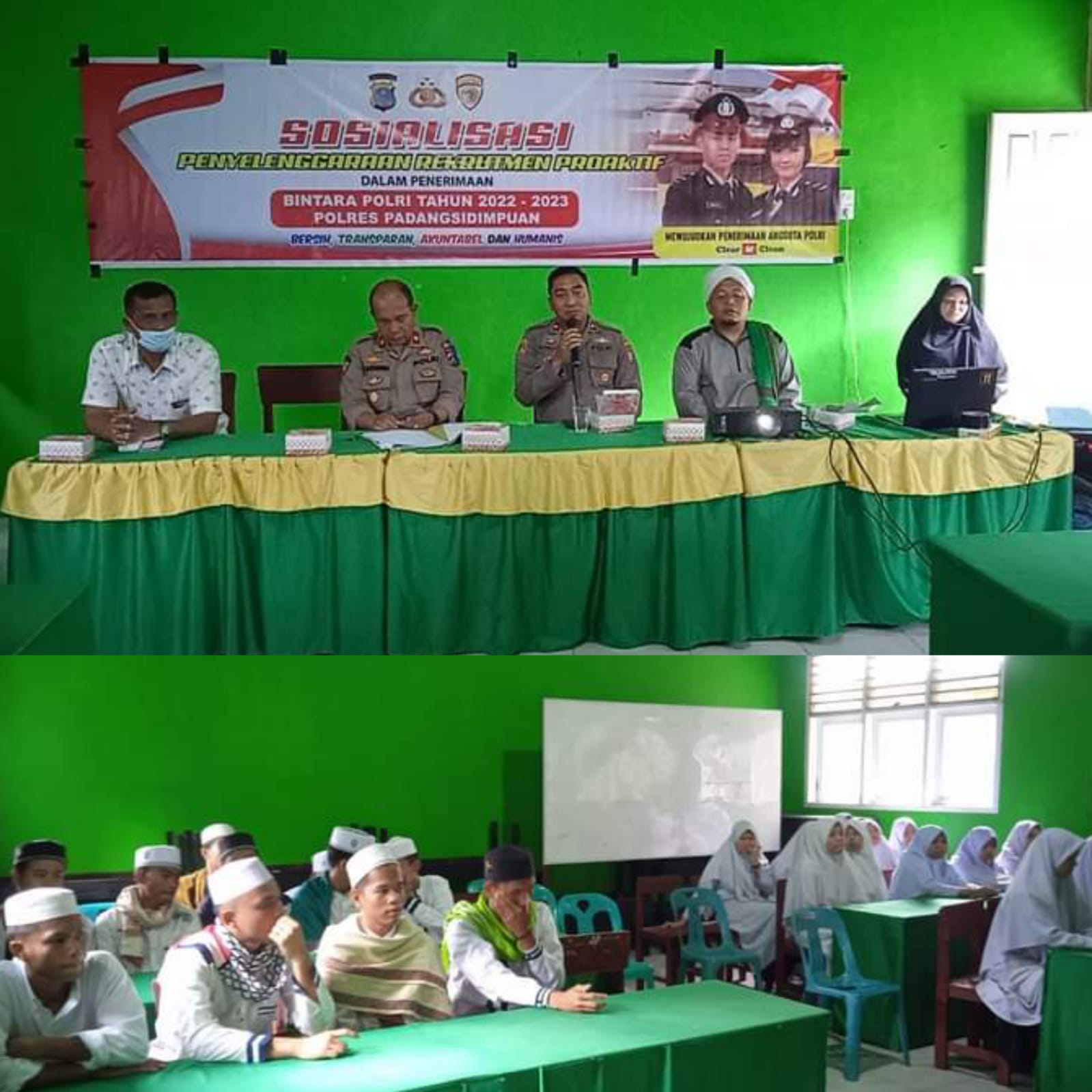 Giat Sosialisasi Rekpro ke Pesantren, Ini Pesan Kapolres Sidempuan