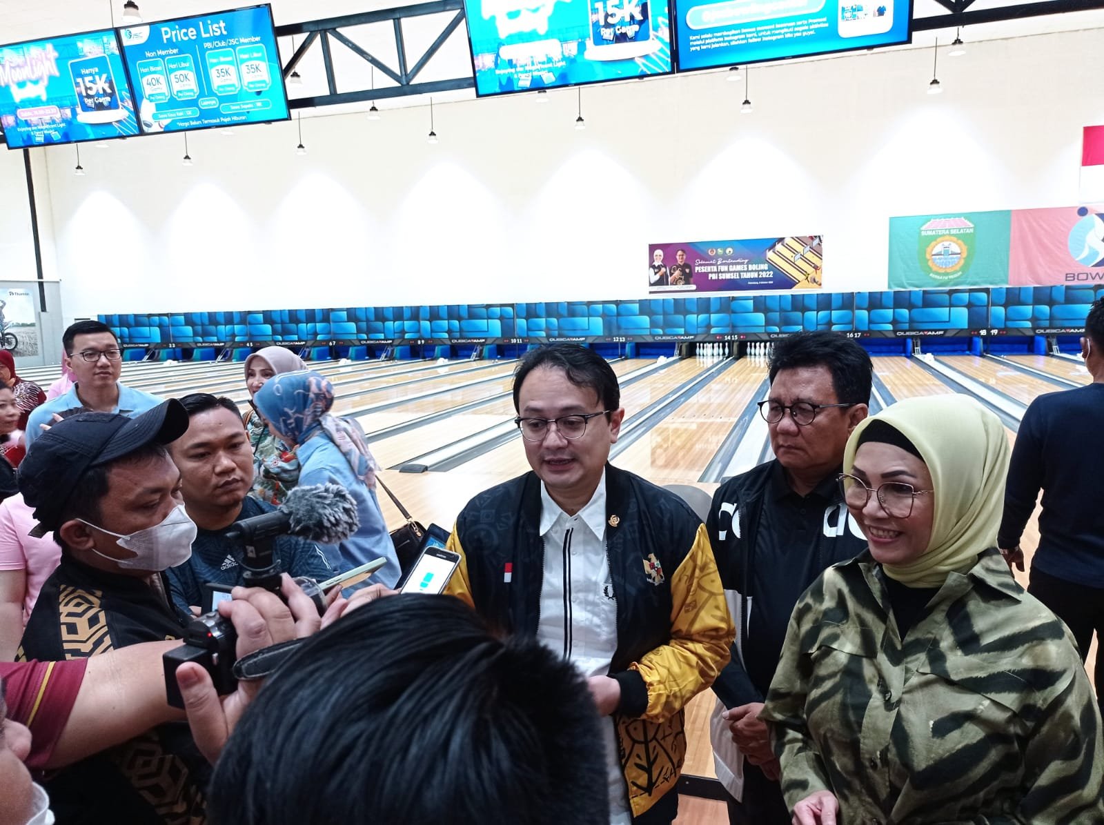 Gratiskan Biaya Latihan Boling untuk Atlet Sumsel