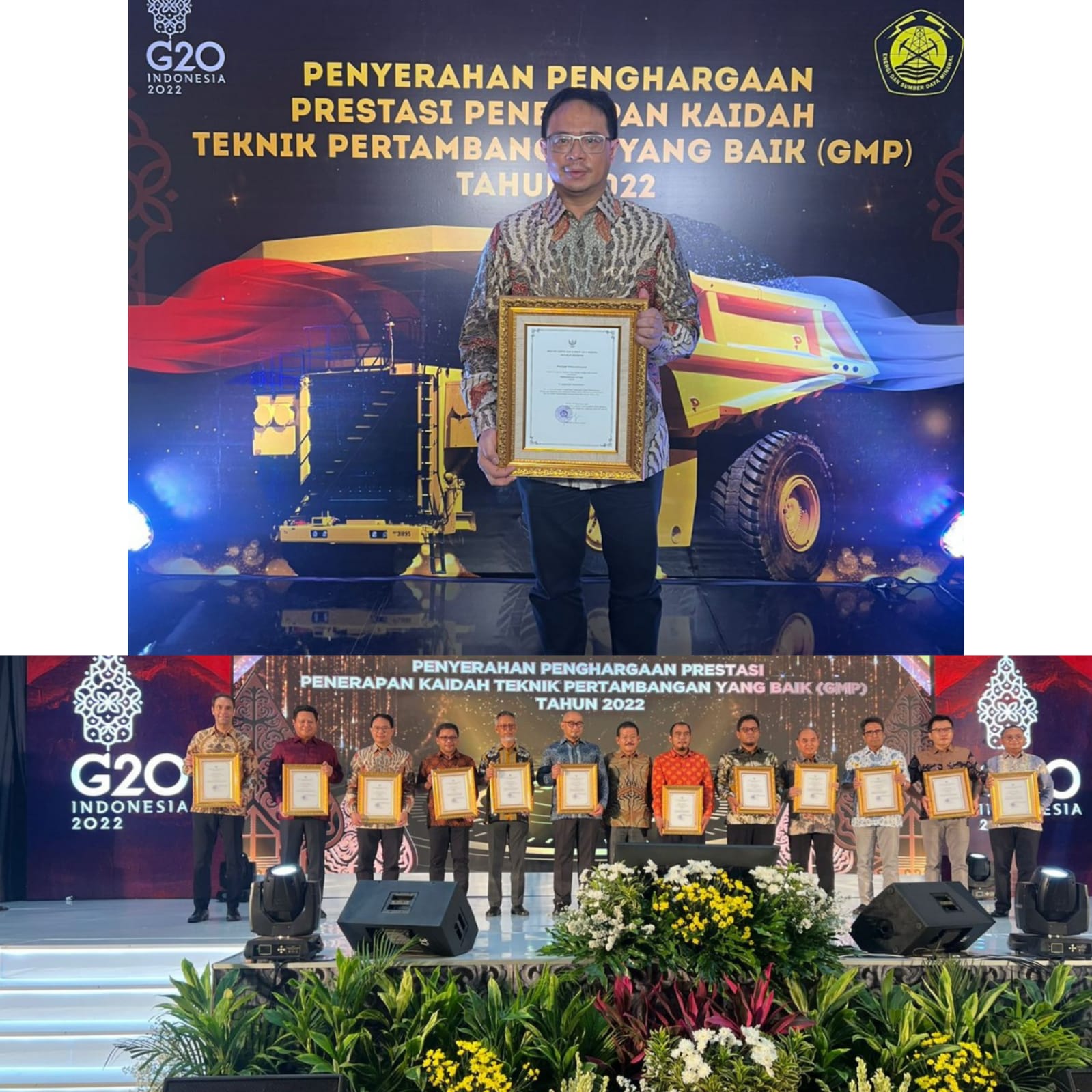 Ajang Good Mining Practices Award 2022,Agincourt Resources Raih 4 Penghargaan Dari Kementerian ESDM