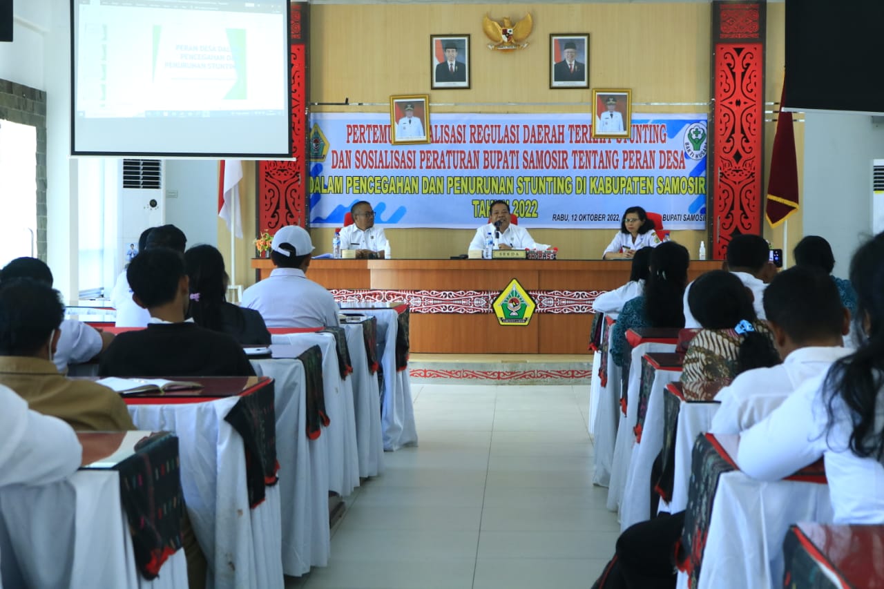 CEGAH STUNTING, BUPATI SAMOSIR TERBITKAN PERBUP