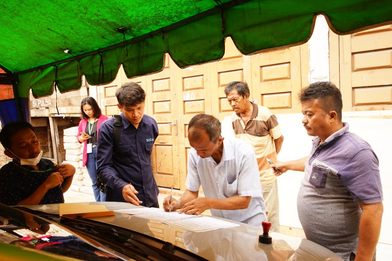 TPL Berikan Dukungan Kepada Korban Kebakaran Di Desa Simpang Sigura-gura