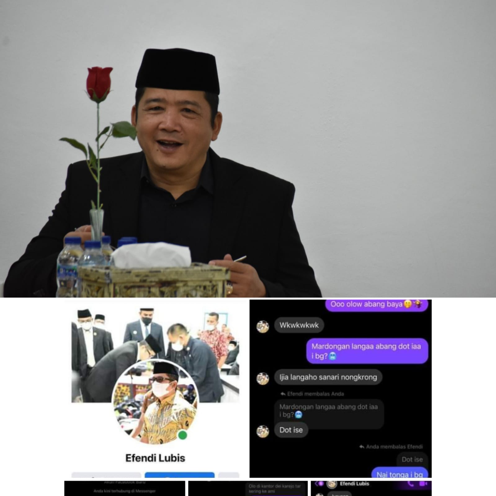 Akun Palsu Ketua DPRD Madina Beredar, Ini Pesannya