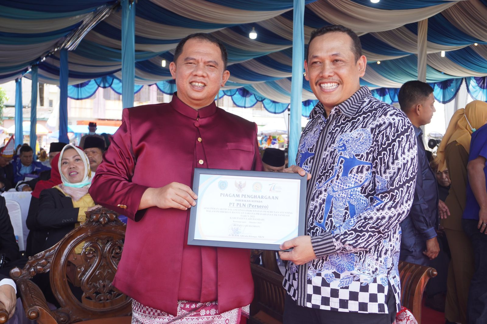 PLN Menerima Penghargaan Pengelolaan CSR di Labuhanbatu