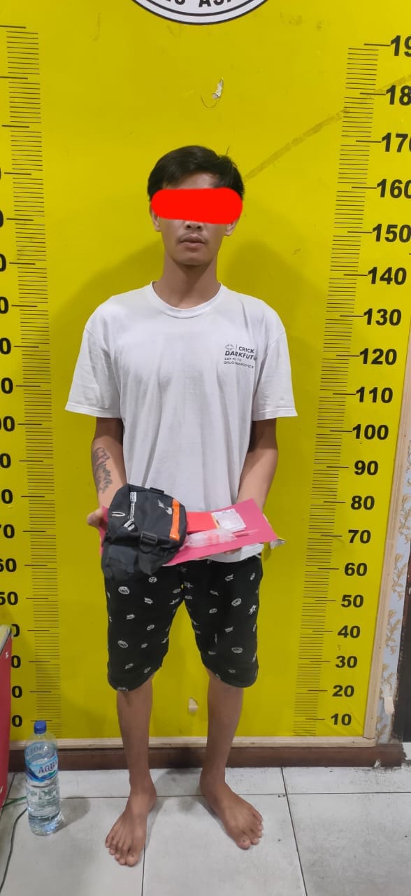 MJ Warga Jalan Bakti Kisaran Keburu Diciduk Satnarkoba Polres Asahan