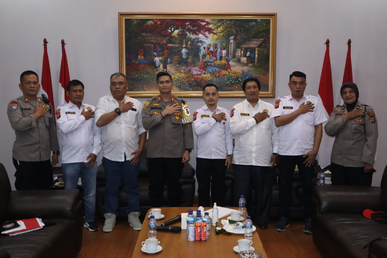 Viral, Pokdarkamtibmas Bhayangkara Sumut Audiensi Ke Polres Asahan