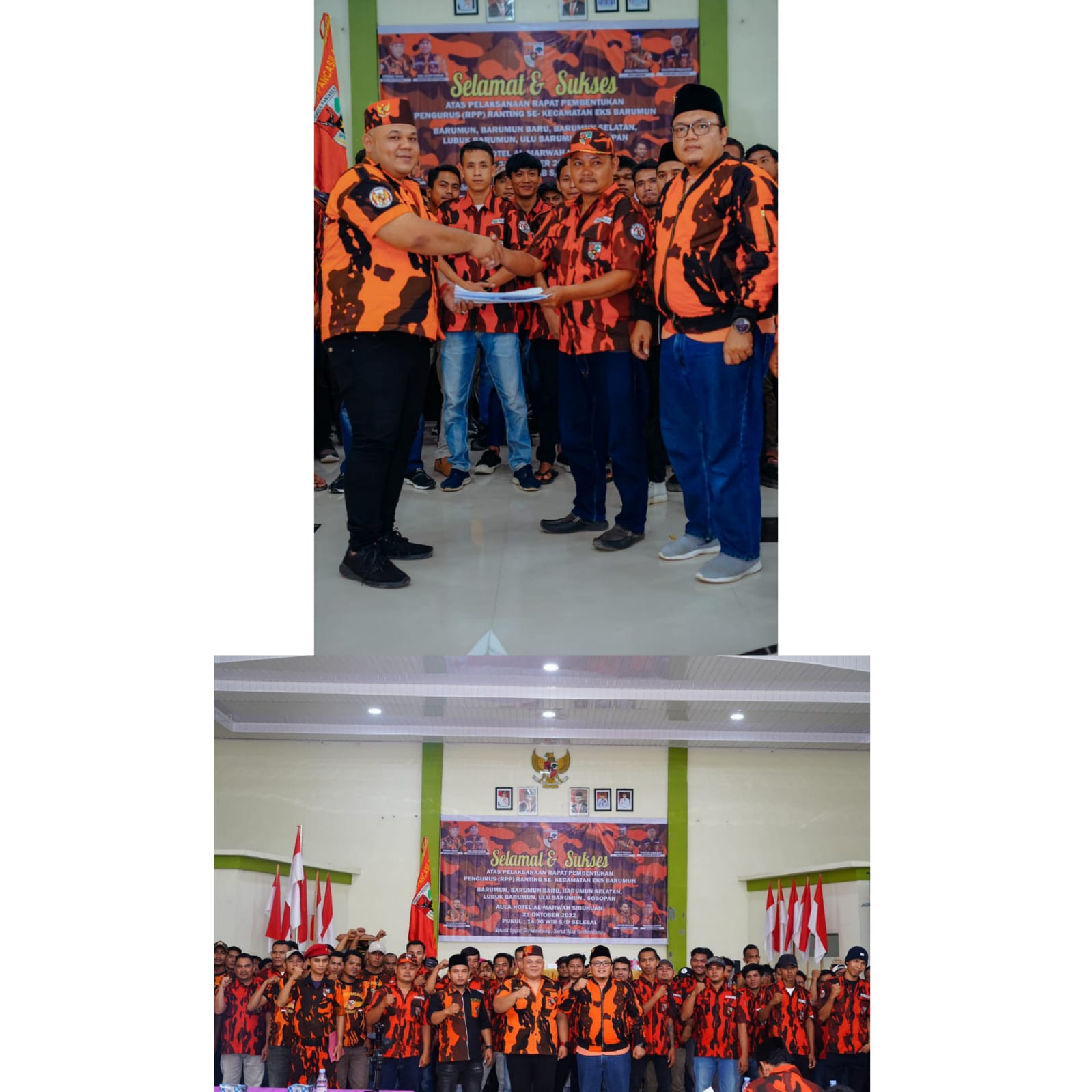 MPC Pemuda Pancasila Palas Gelar RPP Ranting se Eks Barumun