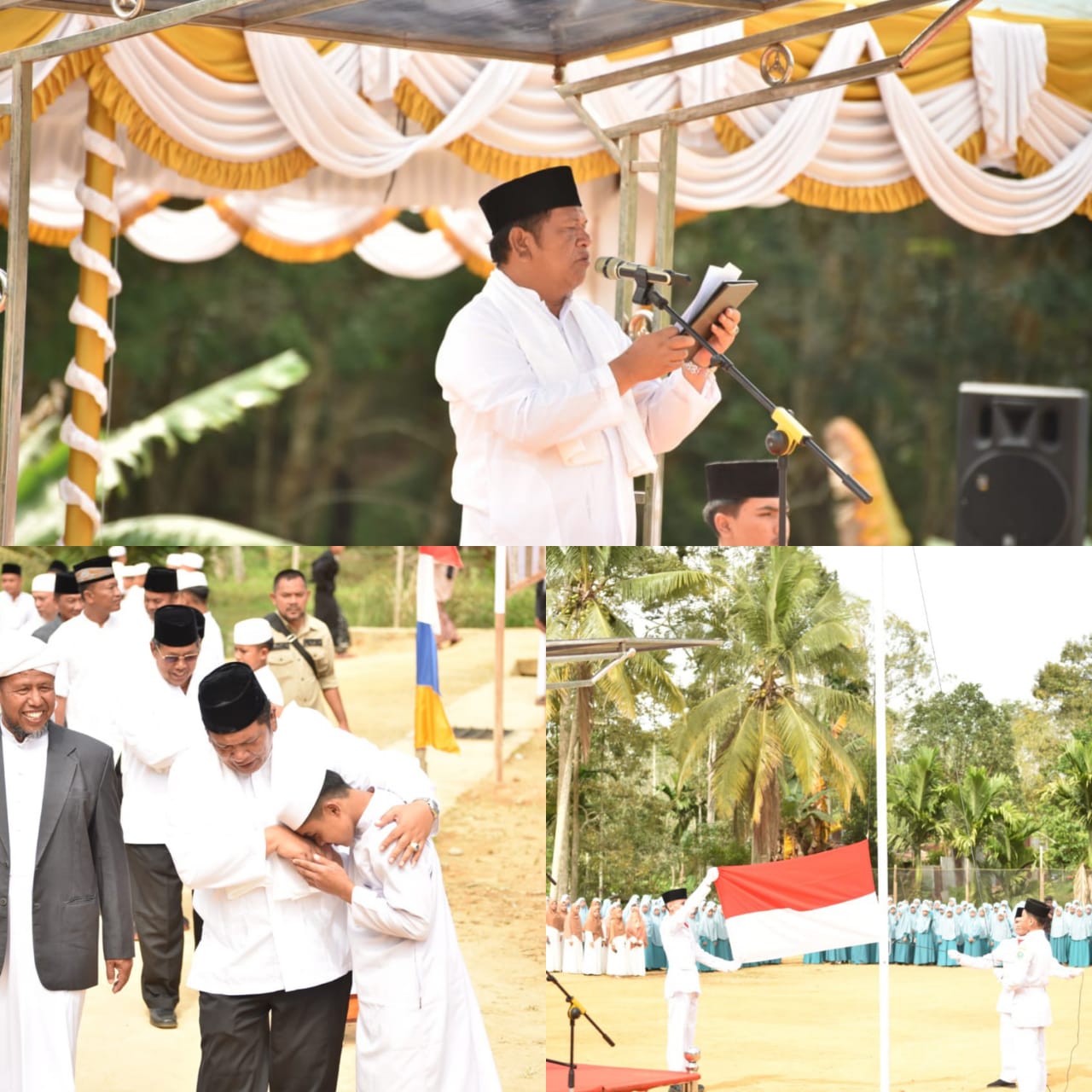 Walikota Padang Sidempuan Irsan Efendi Nasution menjadi Inspektur Upacara pada Peringatan Hari Santri Tahun 2022