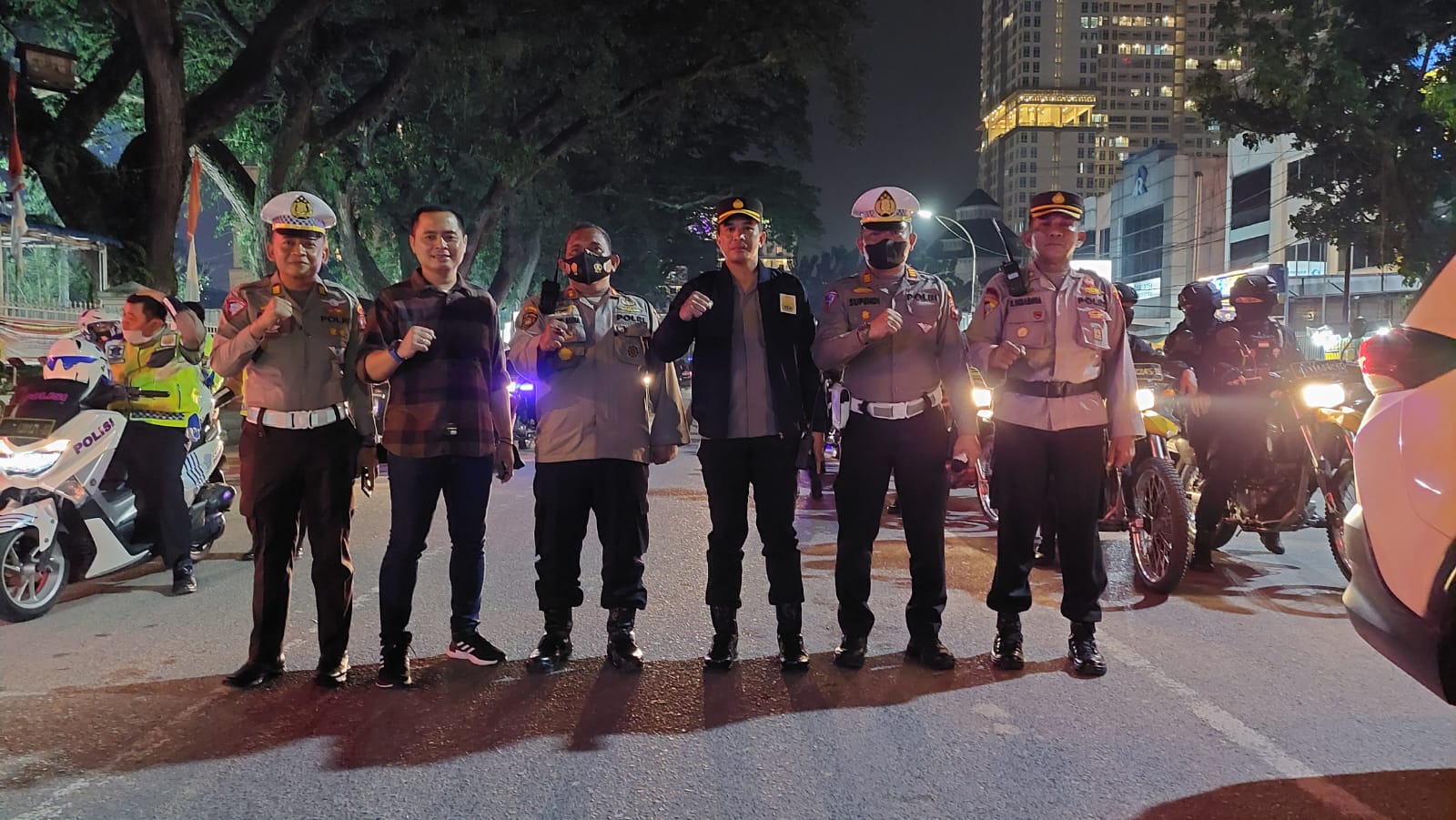 Polrestabes Medan Tingkatkan Sistem Pengamanan Kota Medan, Tim Gabungan Melaksanakan Patroli Sekala Besar