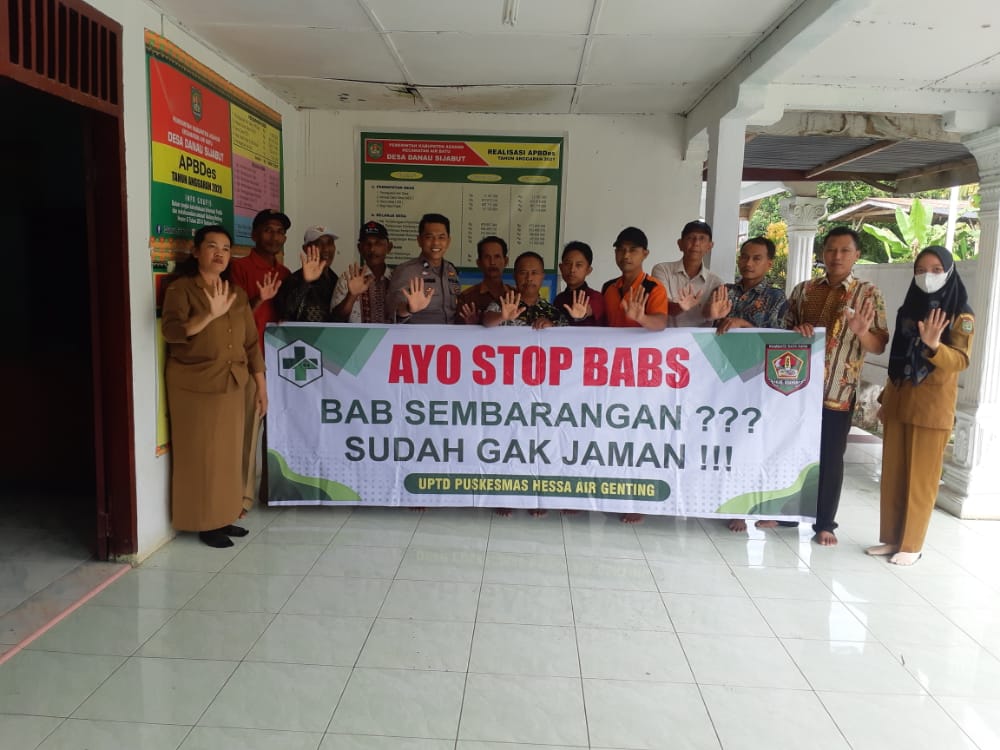 Perduli Dengan Warga Tidak Mampu, Polsek Air Batu Gelar Rapat Terbatas Pembuatan Jamban