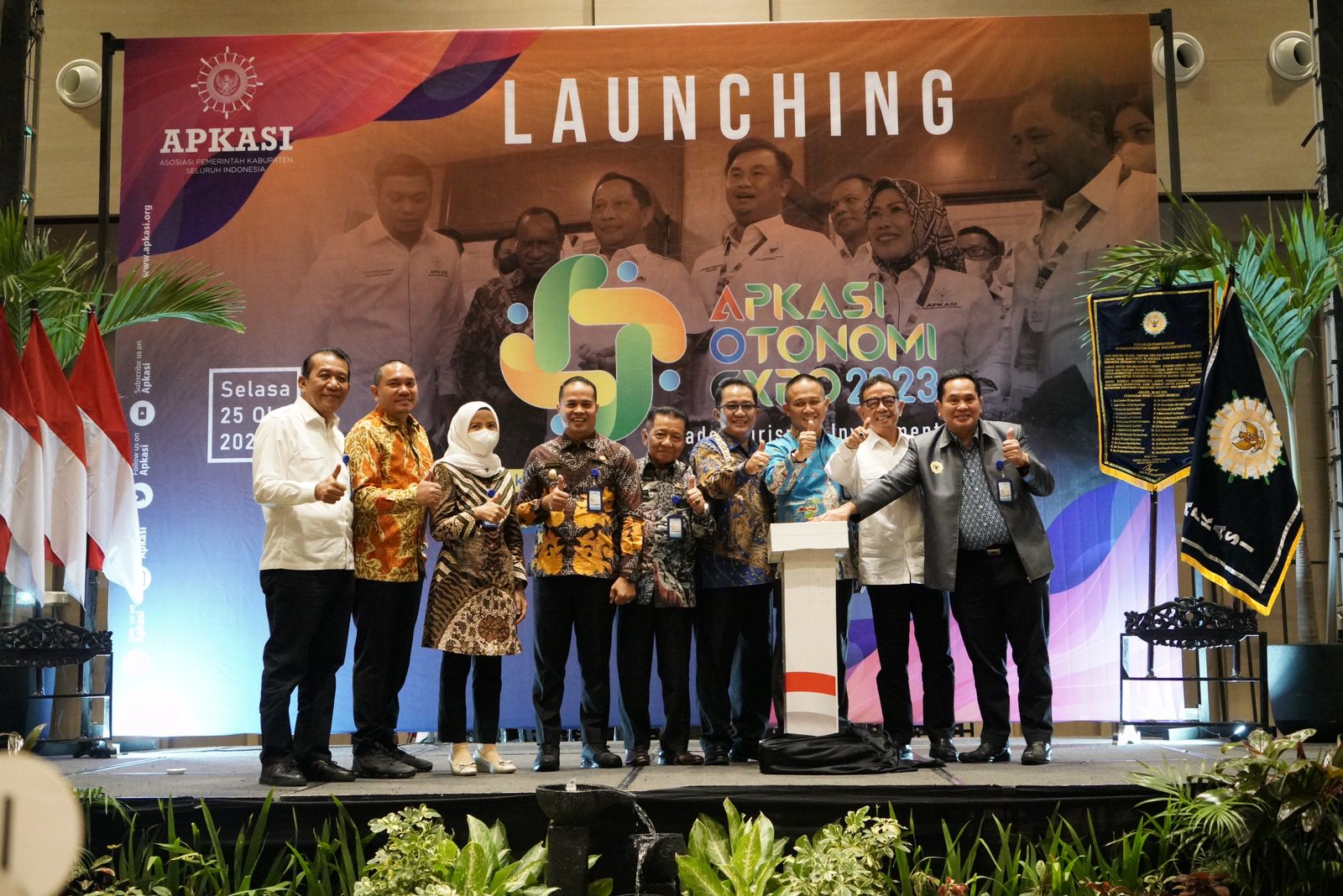 Bupati Pakpak Bharat Hadiri LAUNCHING Apkasi Otonomi Expo 2023