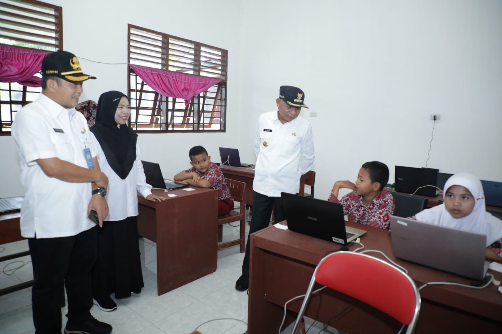 Bupati Asahan Kembali Tinjau Palaksanaan ANBK